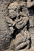 Candi Panataran - Main Temple. Krishnayana reliefs. The spoils of victory, female captives from Yawana. 